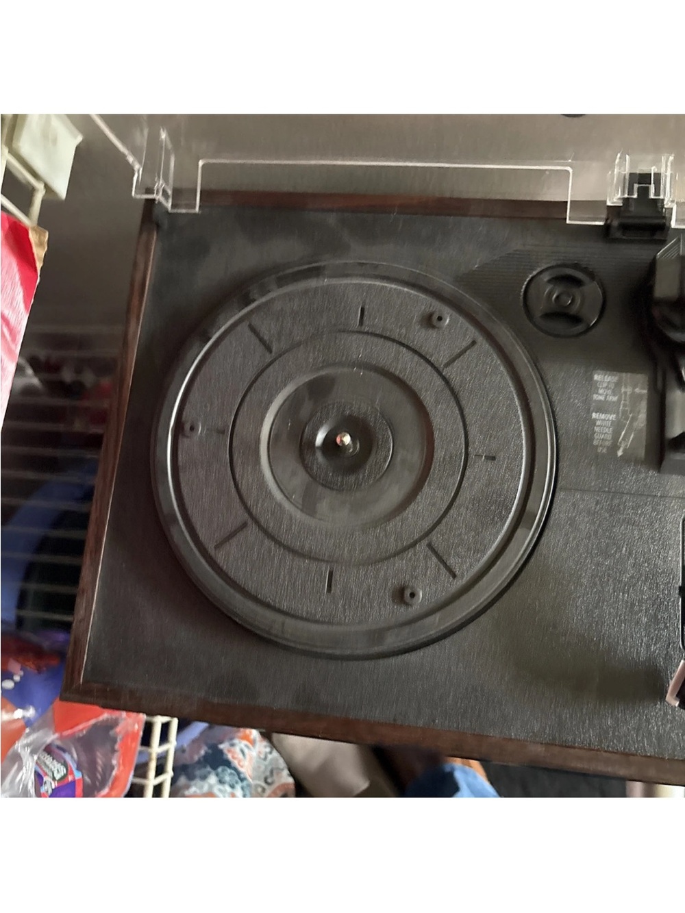 Victrola -The Eastwood -VTA 67 Turntable Record Player with Clear Dust Cover